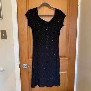 Black cocktail dress
